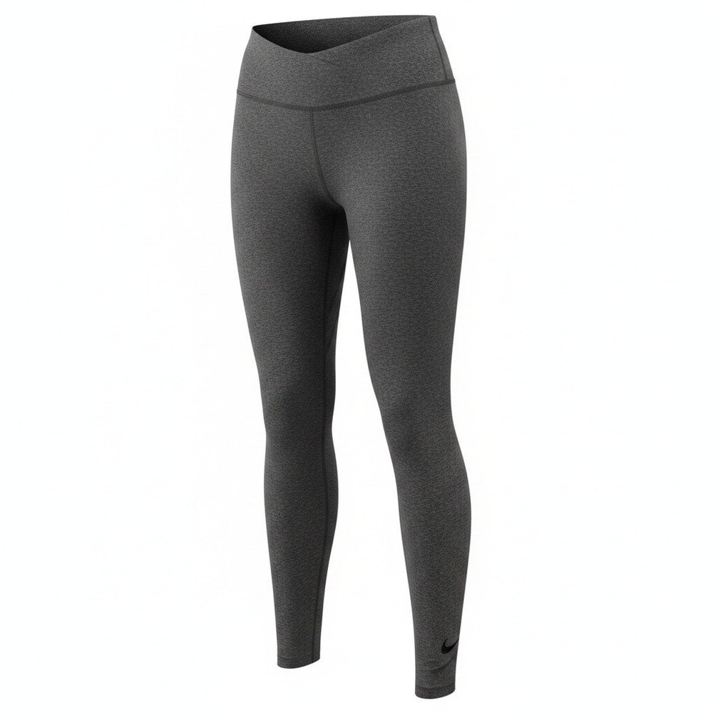 Leggings Nike S Womens Gray Excellent Dri-FIT Legend Heathered Athletic Pants